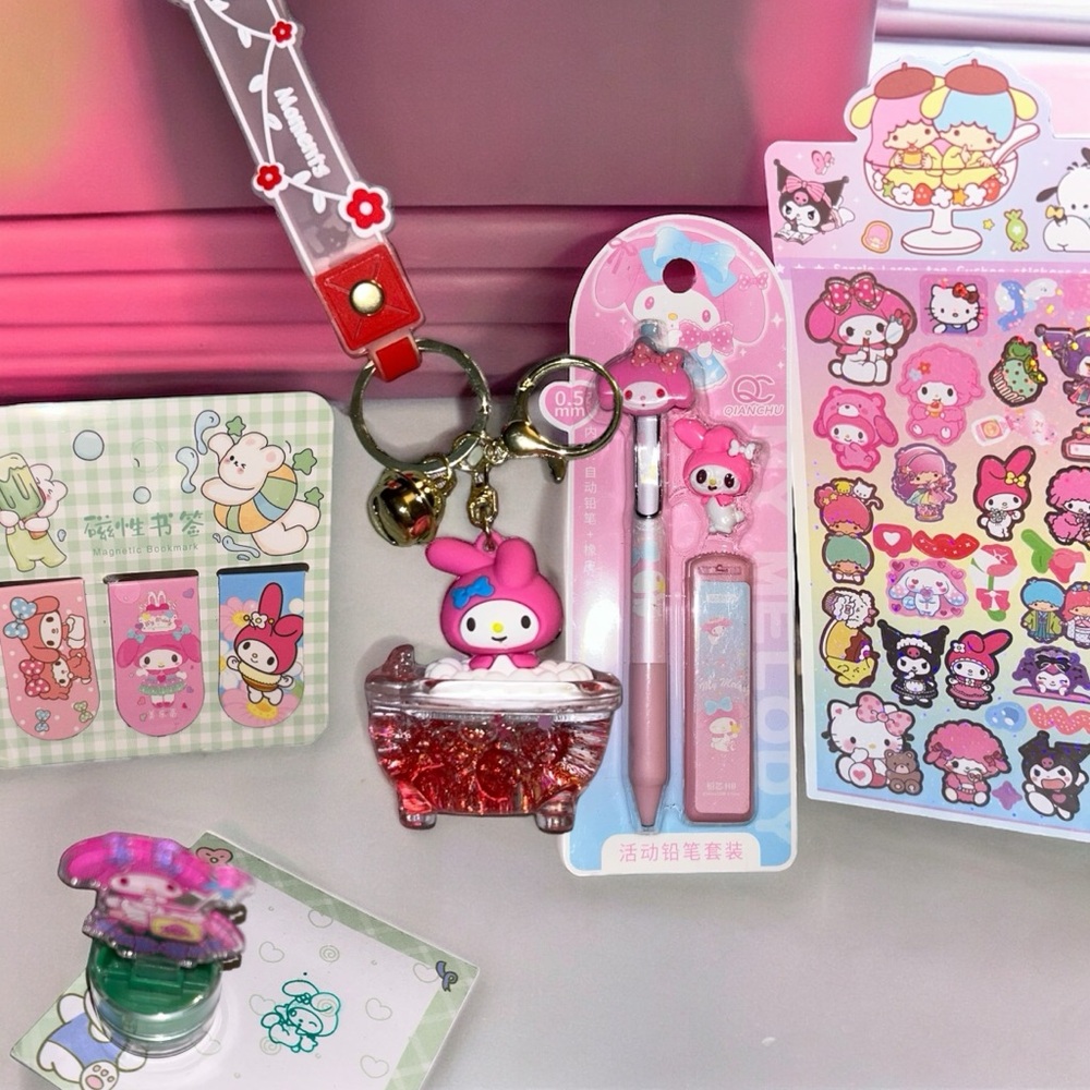 My Melody Sanrio Stationary 5 Piece Bundle